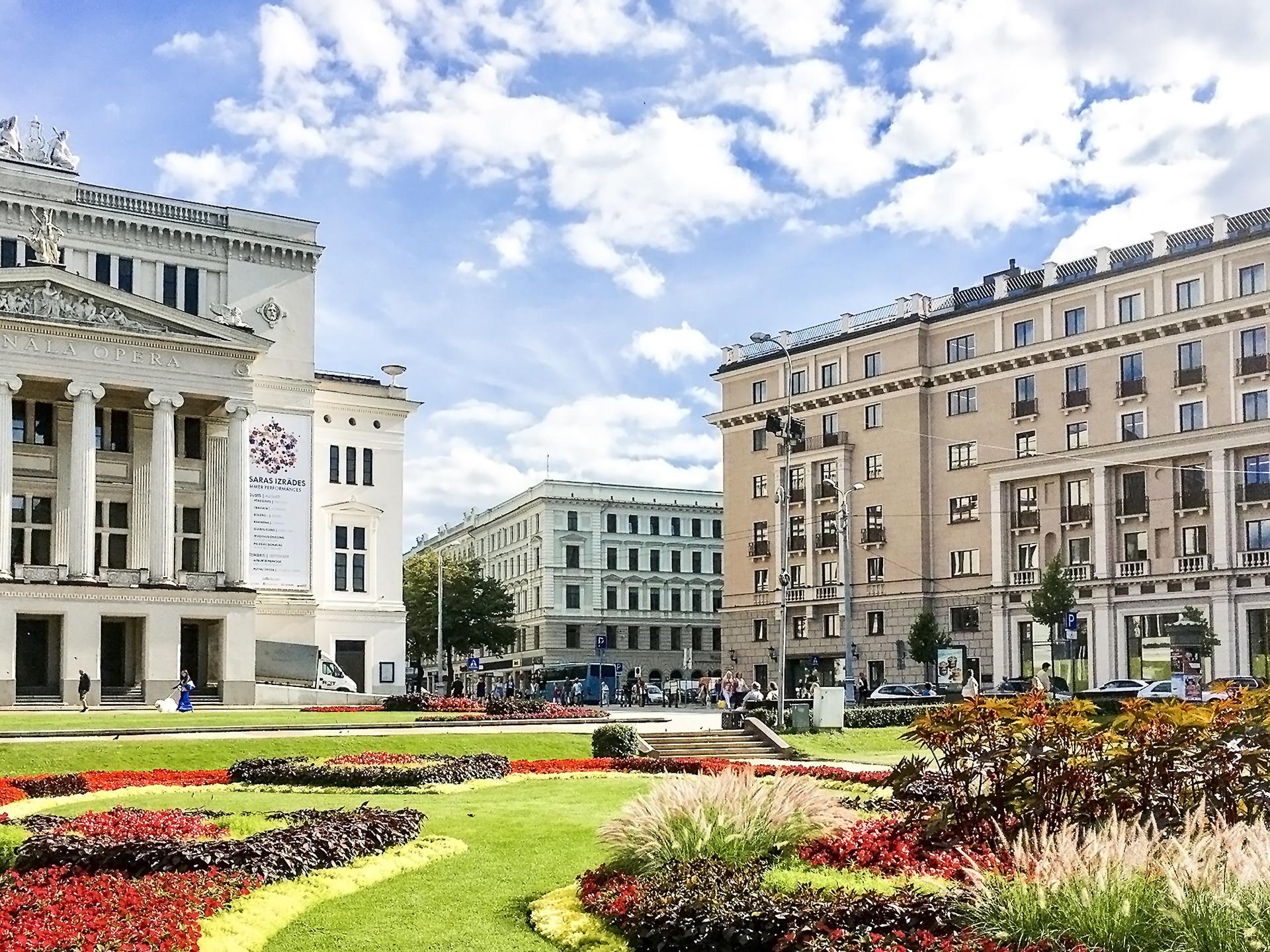 Grand Hotel Kempinski Riga Kültér fotó The square